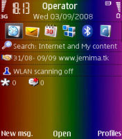 Dark Rainbow Theme