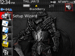 8300 Blackberry ZEN Theme: Dark Warrior