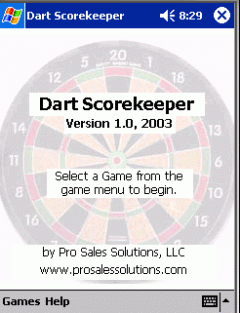 Dart Scorekeeper