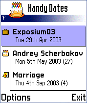 Handy Dates for Series 60