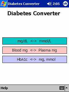 Diabetes Converter PPC
