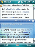 English Talking SlovoEd Deluxe English explanatory dictionary for Windows Mobile