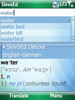 Talking SlovoEd Deluxe English-German & German-English dictionary