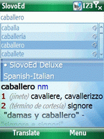 Talking SlovoEd Deluxe Italian-Spanish & Spanish-Italian dictionary