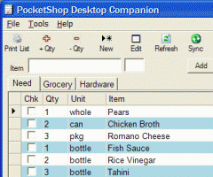 PocketShop Desktop Companion