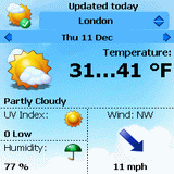 Handy Weather for BlackBerry (3-month subscription)