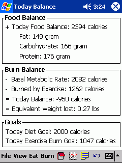 Diet and Exercise Planner
