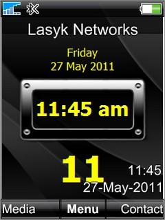 Digital Date Clock