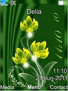 Digital Flower Clock