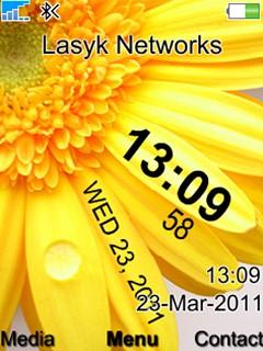 Digital Flower Clock