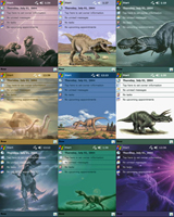 Theme Pack - Dinosaurs (QVGA)