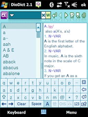 DioDict 2.1 Oxford Learner's Thesaurus for Windows Mobile