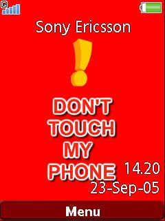 Dont Touch My Phone