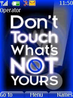 Dont Touch With Tone