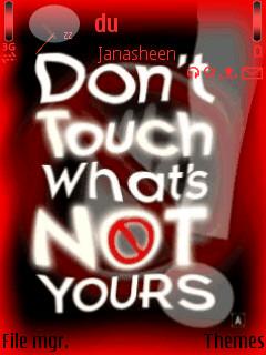Dont Touch