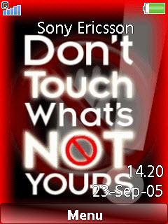 Dont Touch