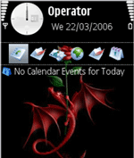 Dragon Rose Theme Free Flash Lite Screensaver