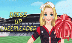Dress up cheerleader girl