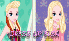 Dress up Elsa a fashion show