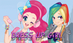 Dress up modern pony girl