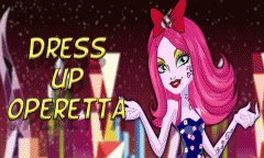 Dress up Operetta monster in the town