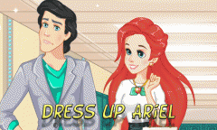 Dress up princess Ariel to school