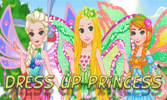 Dress up princess visit fairies