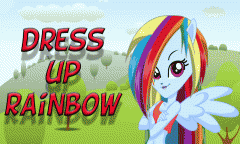 Dress up Rainbow pony