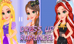 Dress up Rapunzel a fashion show