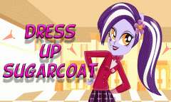 Dress up Sugarcoat pony to school