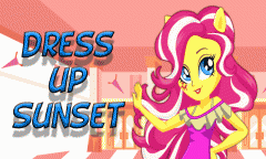 Dress up Sunset pony