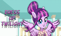 Dress up Twilight Sparkle pony to school