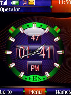 Dual Clock W Icons
