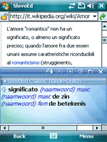 SlovoEd Classic Dutch-Italian & Italian-Dutch dictionary for Windows Mobile