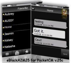 eBlackA2M25 Skin for PocketCM Contact