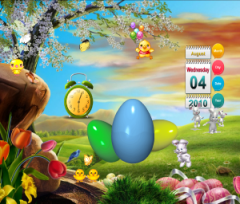 Easter 3d animation
