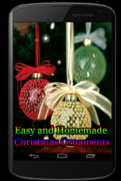 Easy and Homemade Christmas Ornaments