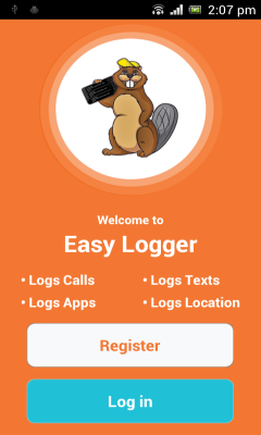 Easy calls and texts logger