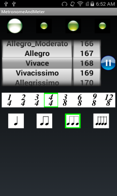 Easy to use metronome
