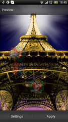 Eiffel Tower Live Wallpaper