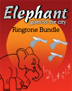Elephant goes to the city - Ringtone Bundle for Mobile