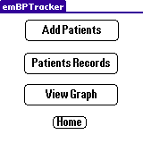 emBP Tracker for Palm