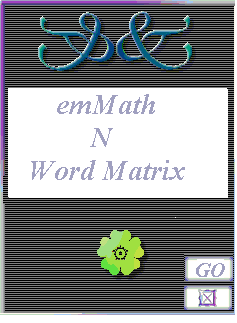 emMath N Word Matrix