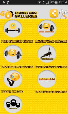 Emoji Fit : Exercise Poses