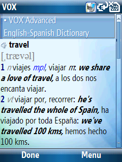 English Talking VOX English-Spanish & Spanish-English dictionary