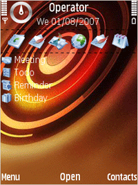 Energy Circle Theme Includes Free Digital Timer Screensaver