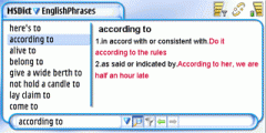 MSDict English Phrases Dictionary (Symbian Series 90)