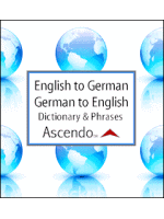 Ascendo English-to-German, German-to-English Dictionary and Phrase Book for BlackBerry
