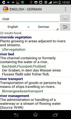 English German  Dictionary