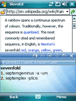 SlovoEd Classic English-Latin & Latin-English dictionary for Windows Mobile